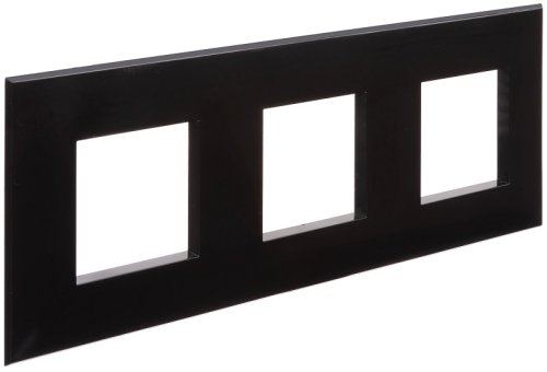 Рамка универсальная DKC Avanti 3-м. черный квадрат картинка